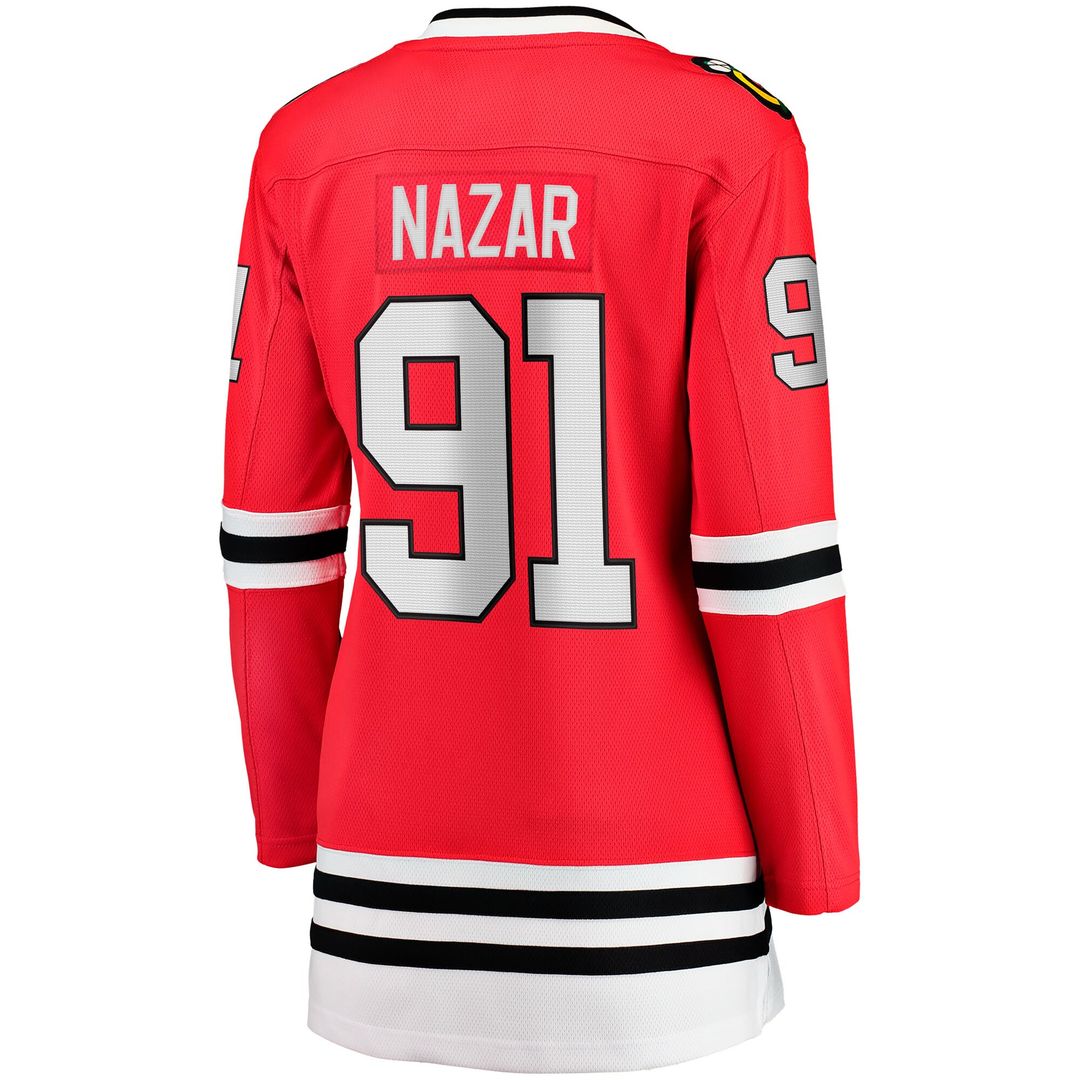 Frank Nazar Chicago Blackhawks Fanatics Women's Home Breakaway Jersey - Red
