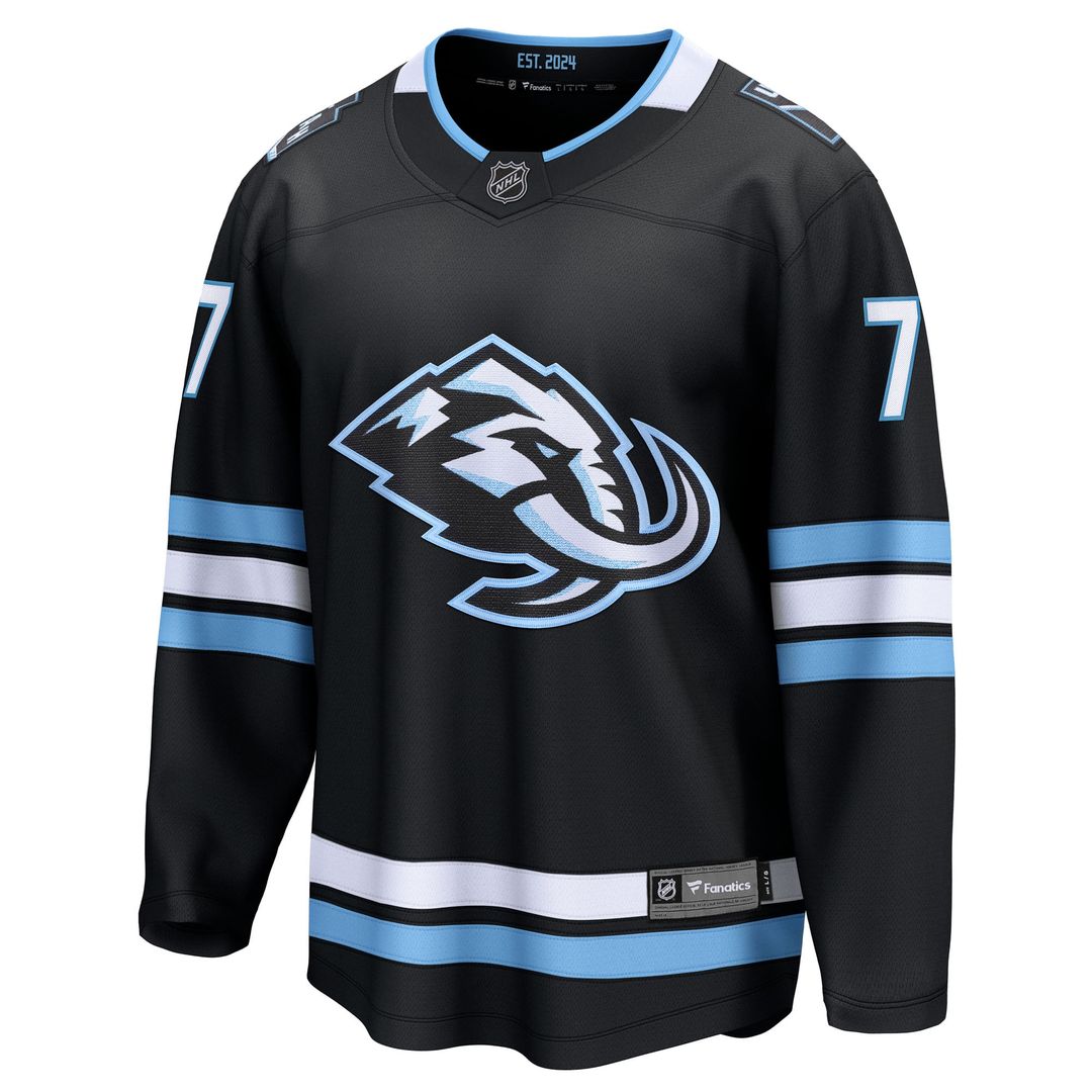 JJ Peterka Utah Mammoth Fanatics Home Breakaway Jersey - Black