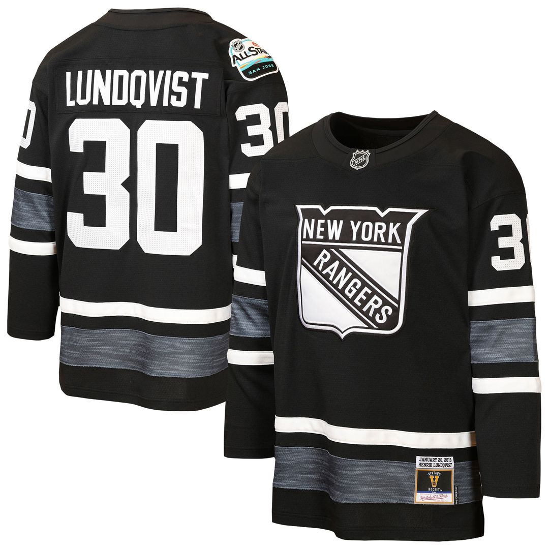Henrik Lundqvist New York Rangers Mitchell & Ness Youth 2019 All-Star Game Power Play Jersey - Black