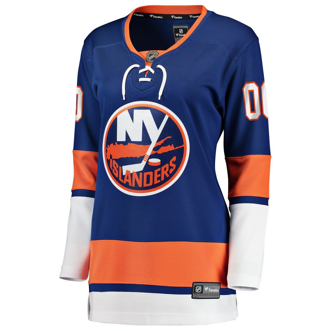 New York Islanders Fanatics Women's Home Breakaway Custom Jersey - Blue