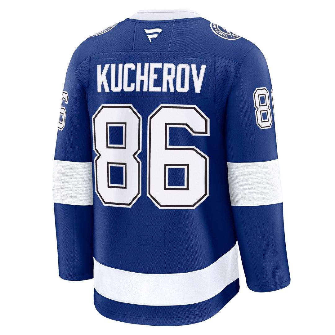 Nikita Kucherov Tampa Bay Lightning Fanatics Home Premium Jersey - Blue