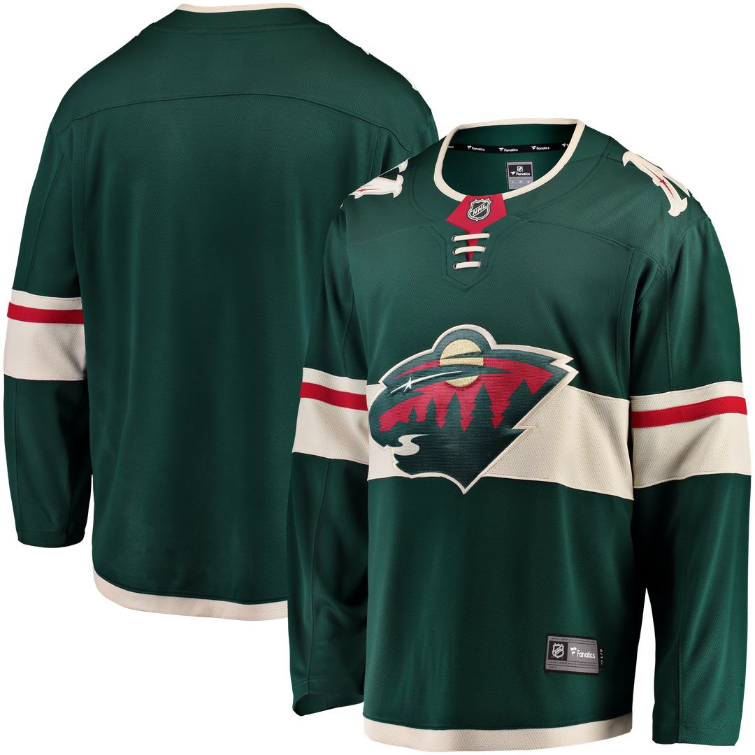 Minnesota Wild Fanatics Home Breakaway Jersey - Green