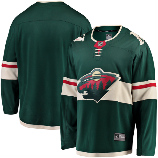 Minnesota Wild Fanatics Home Breakaway Jersey - Green