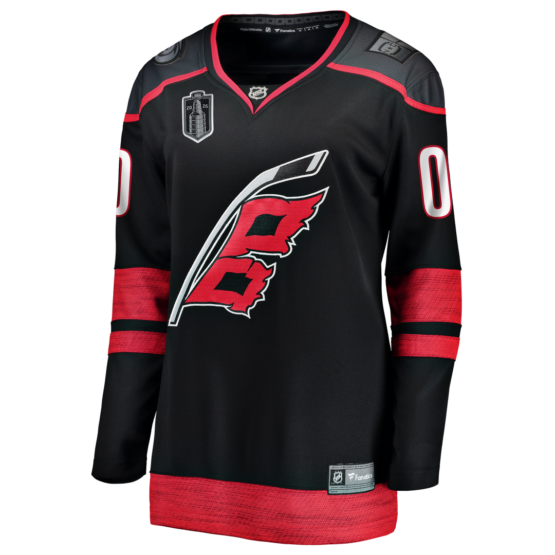 Carolina Hurricanes Fanatics Women's 2026 Stanley Cup Final Home Breakaway Custom Jersey - Black