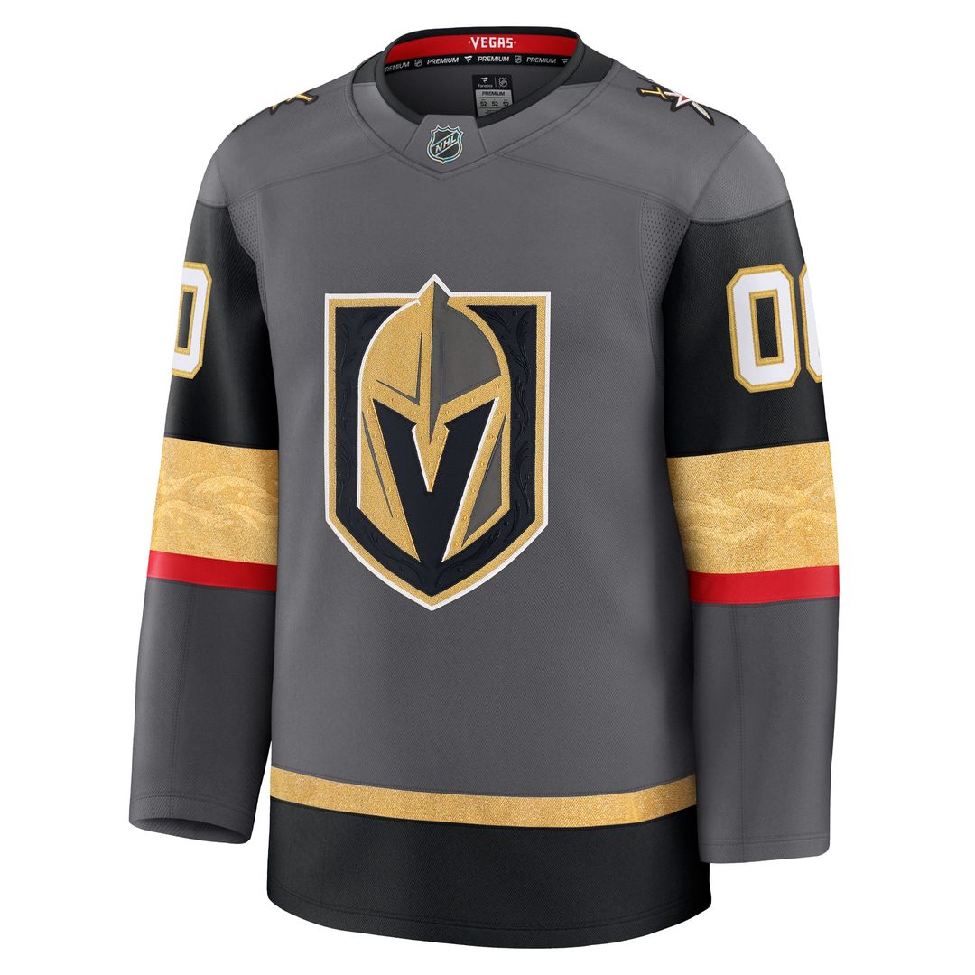 Vegas Golden Knights Fanatics Alternate Premium Custom Jersey - Gray