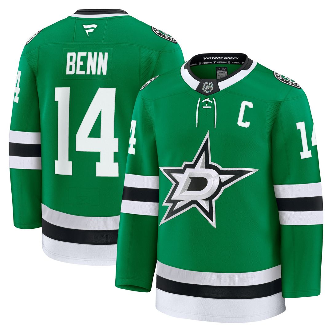 Jamie Benn Dallas Stars Fanatics Alternate Premium Jersey - Black