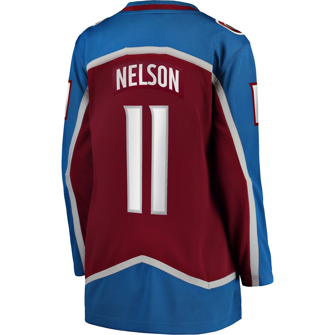 Brock Nelson Colorado Avalanche Fanatics Women's Home Breakaway Player Jersey - Burgundy