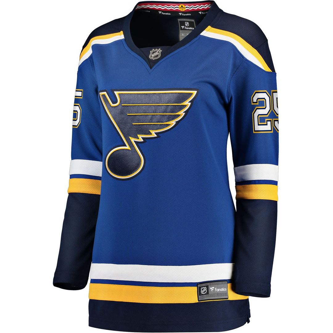 Jordan Kyrou St. Louis Blues Fanatics Women's Home Breakaway Player Jersey - Blue