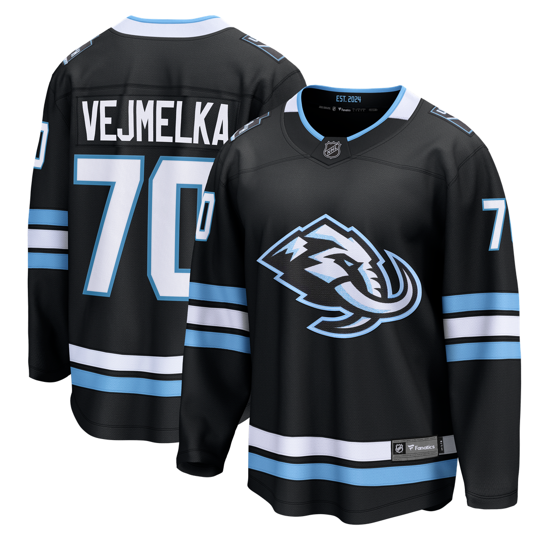 Karel Vejmelka Utah Mammoth Fanatics Home Breakaway Jersey - Black