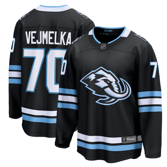 Karel Vejmelka Utah Mammoth Fanatics Home Breakaway Jersey - Black