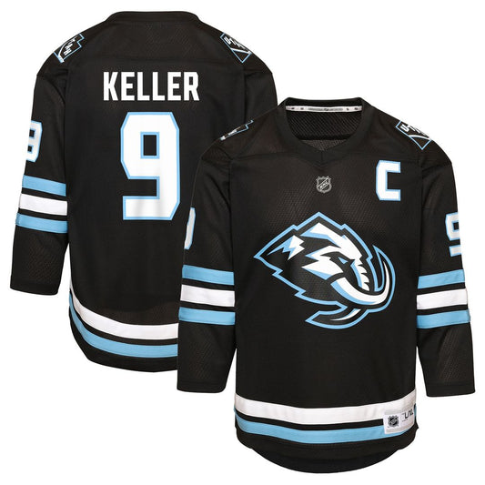 Clayton Keller Utah Mammoth Youth Home Player Replica Jersey - Black