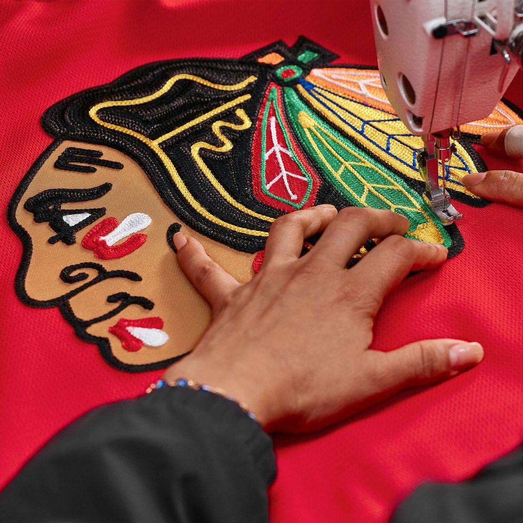 Chicago Blackhawks Fanatics Home Authentic Pro Custom Jersey - Red