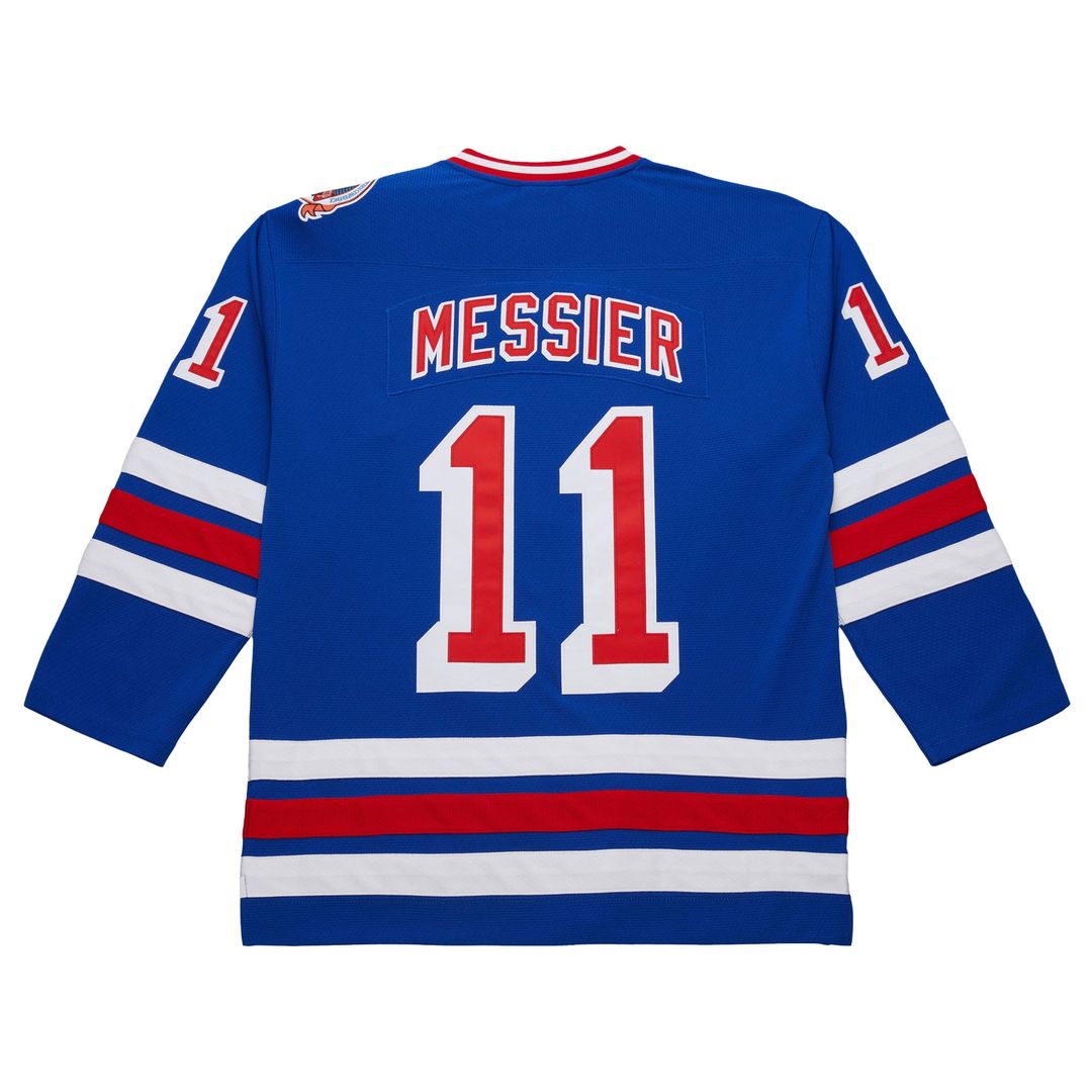 Mark Messier New York Rangers 1993-94 Power Play Jersey - Royal