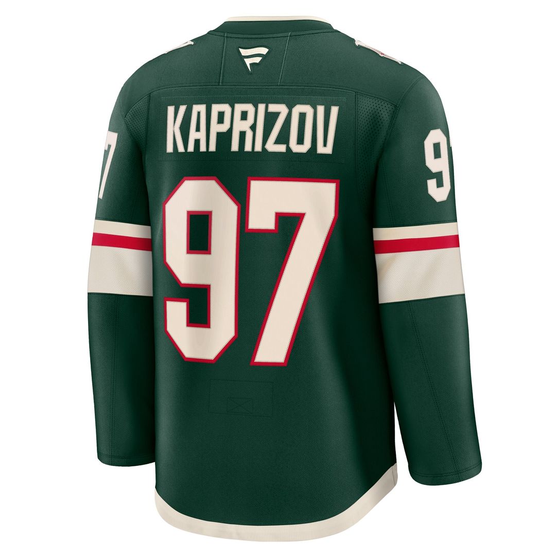 Kirill Kaprizov Minnesota Wild Fanatics Home Premium Jersey - Green