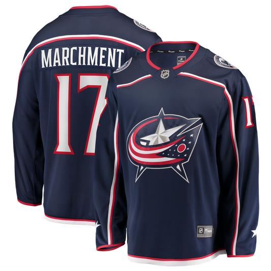 Mason Marchment Columbus Blue Jackets Fanatics Home Premier Breakaway Player Jersey - Navy