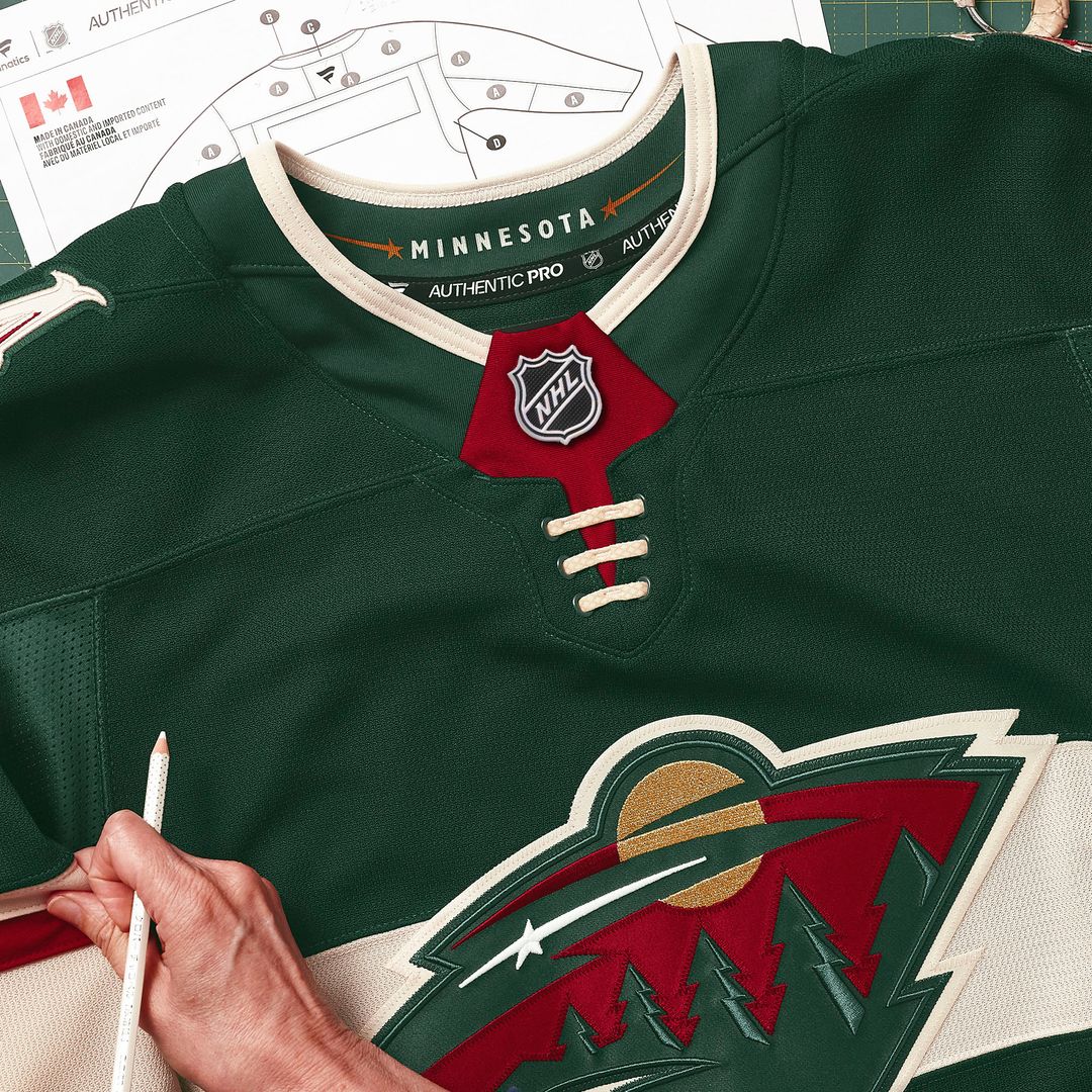Minnesota Wild Fanatics Home Authentic Pro Jersey - Green