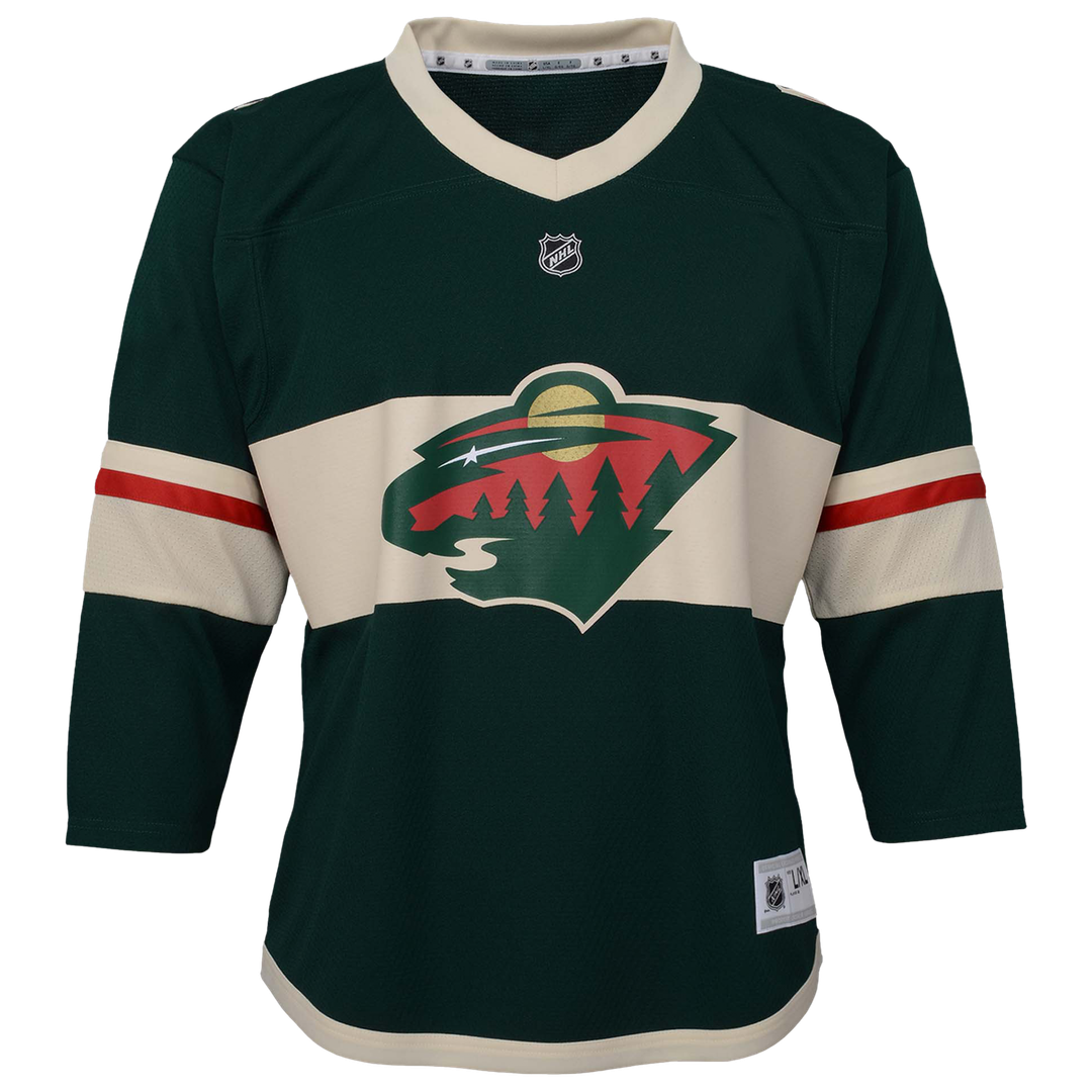 Minnesota Wild Youth Replica Custom Jersey - Green
