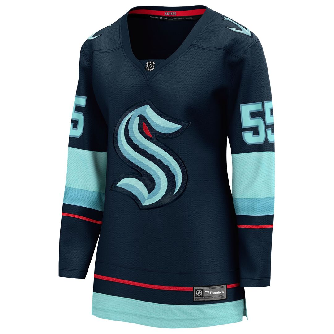 Ryan Lindgren Seattle Kraken Fanatics Women's Home Breakaway Jersey - Deep Sea Blue