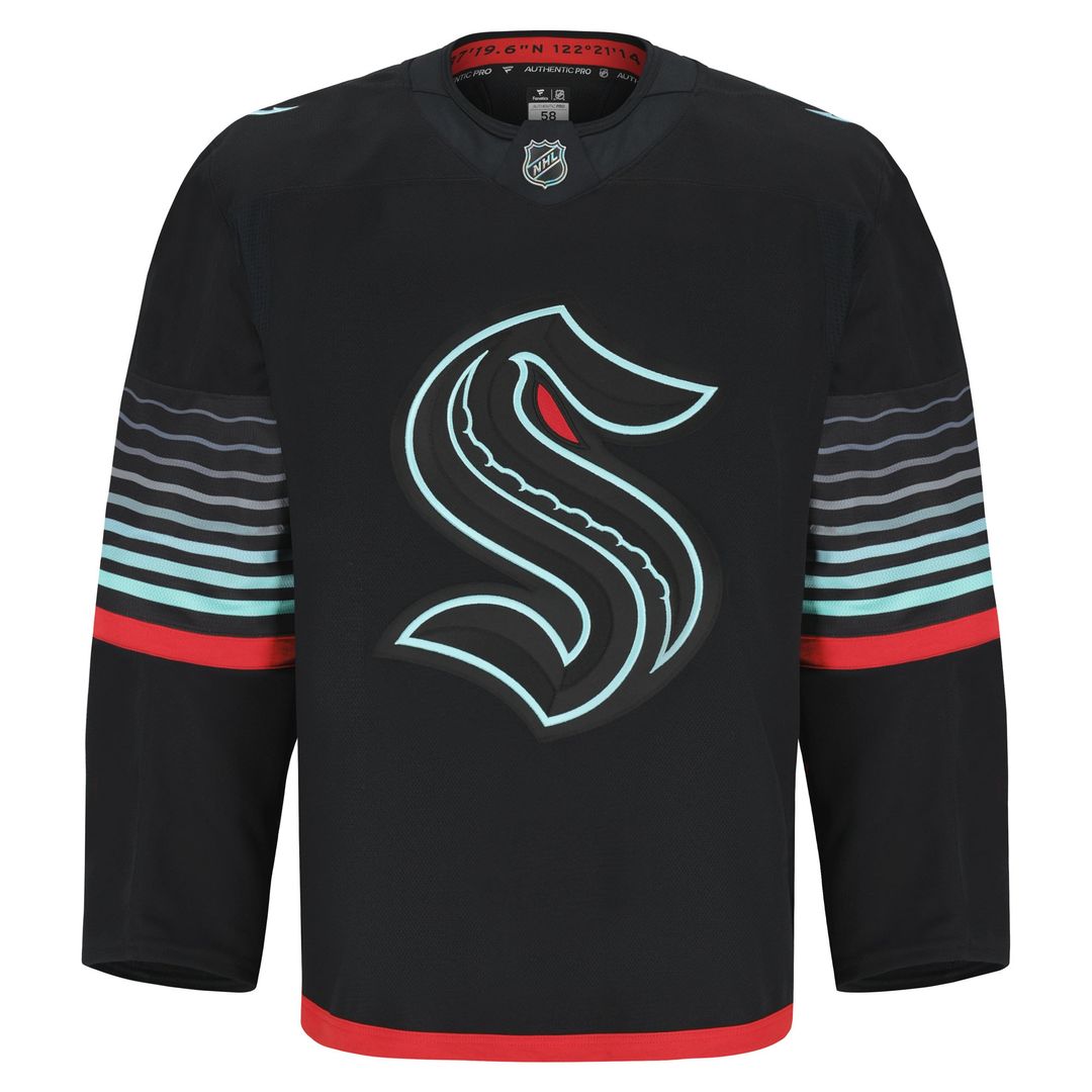 Seattle Kraken Fanatics Home Authentic Pro Jersey - Deep Sea Blue