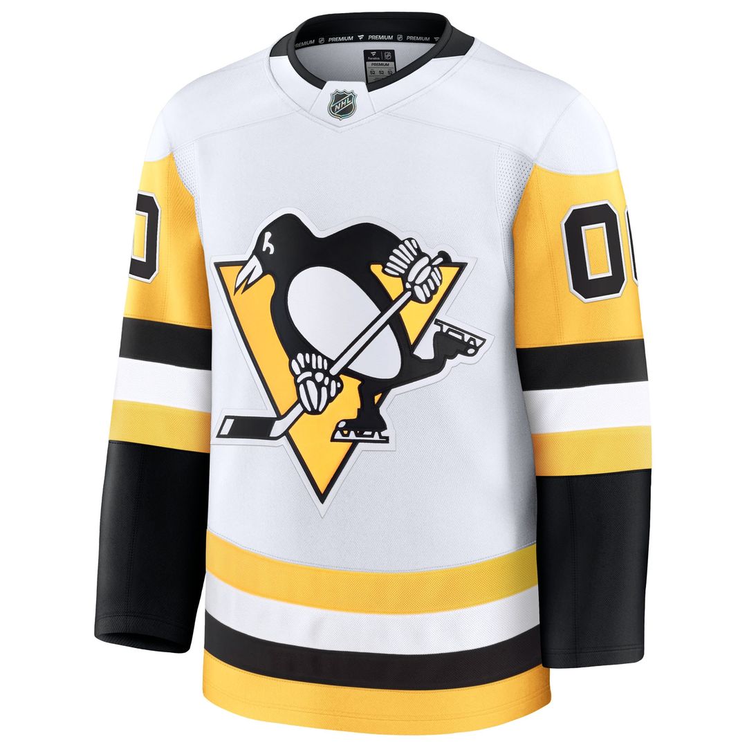 Pittsburgh Penguins Fanatics Home Premium Custom Jersey - Black