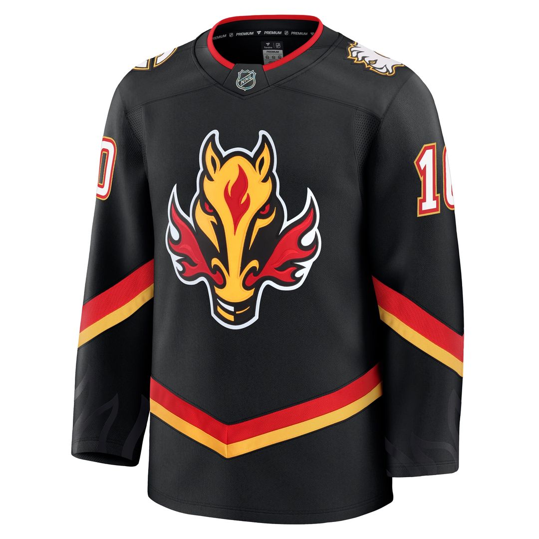 Jonathan Huberdeau Calgary Flames Fanatics Alternate Premium Jersey - Black