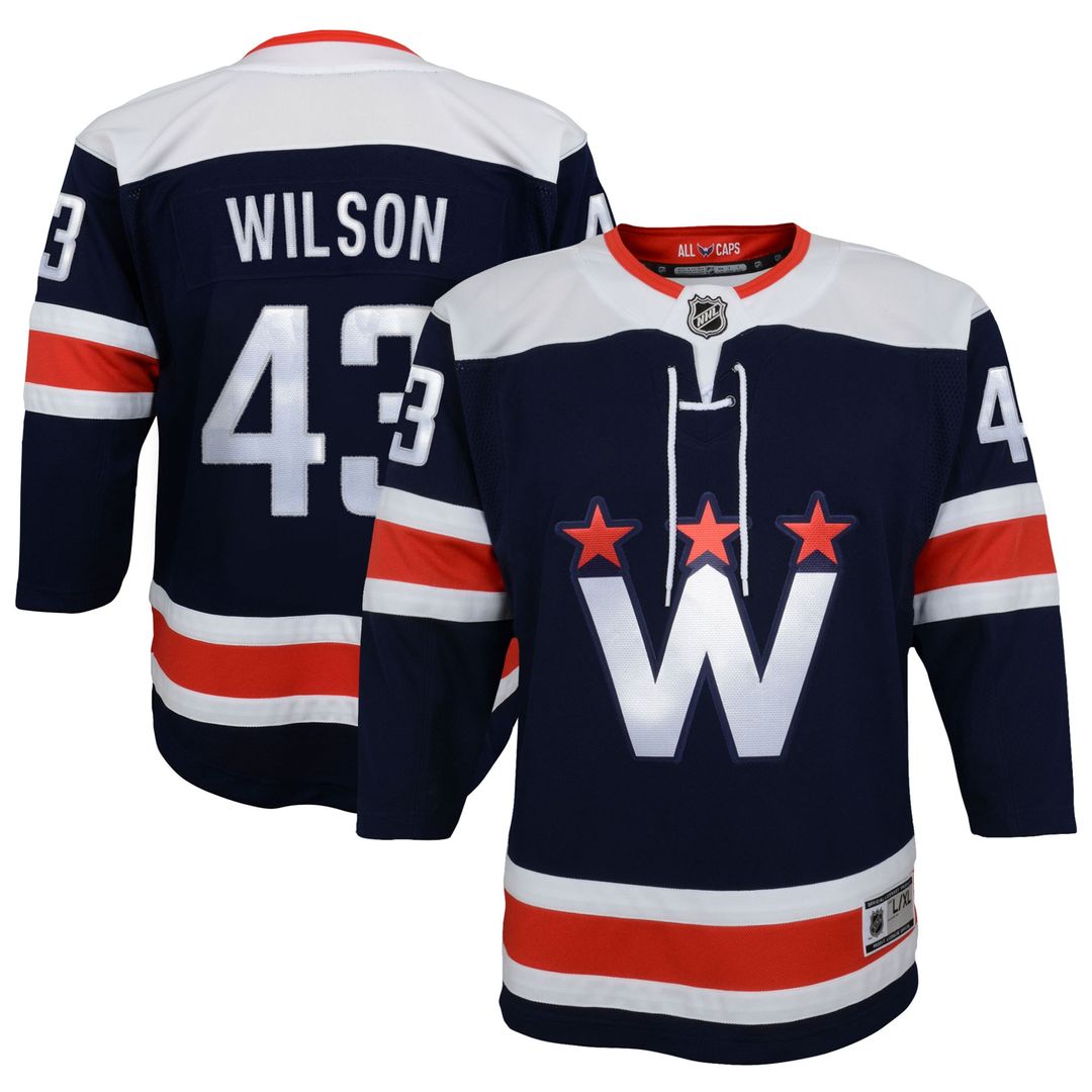 Tom Wilson Washington Capitals Youth 2022/23 Premier Player Jersey - Red