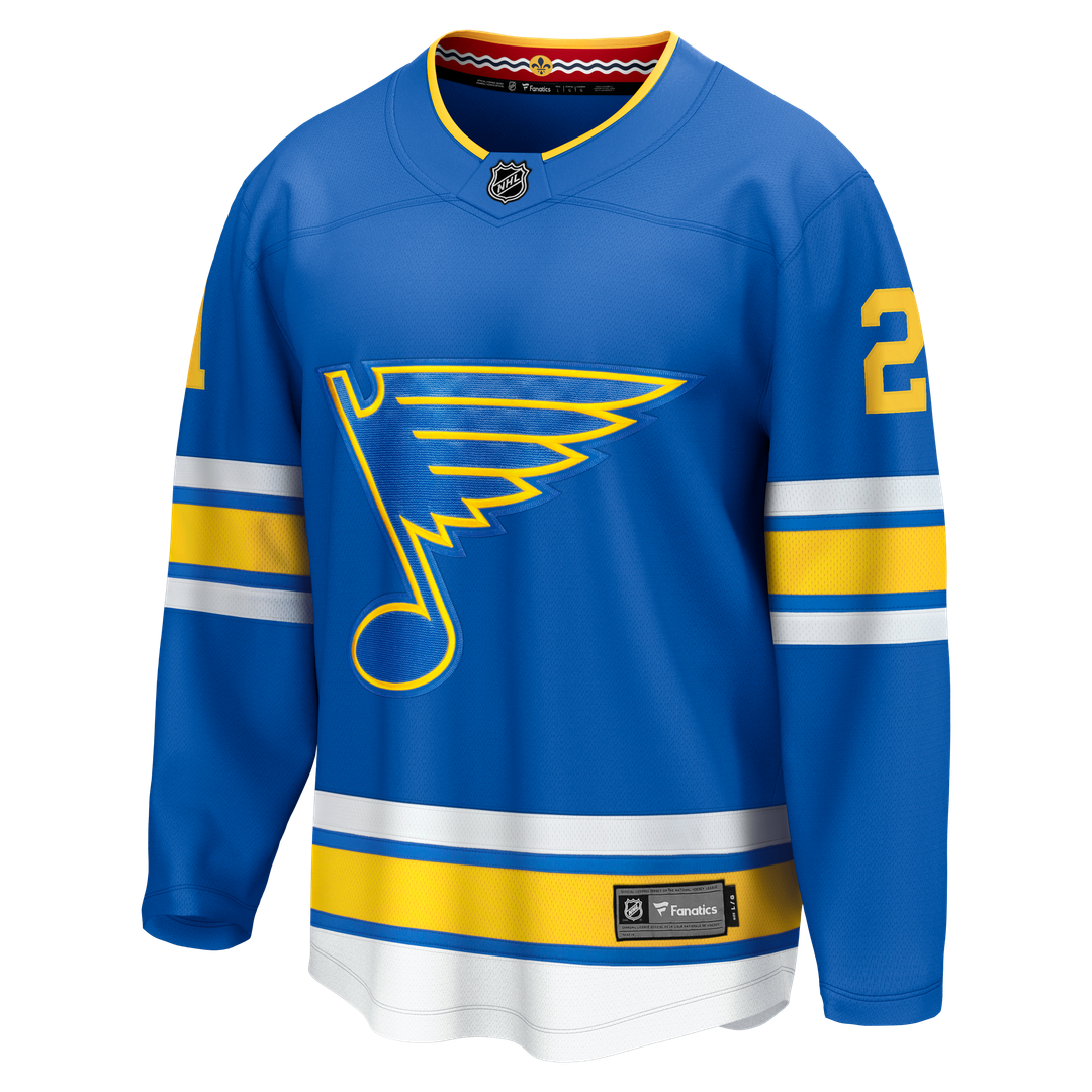 Jimmy Snuggerud St. Louis Blues Fanatics Home Breakaway Jersey - Blue