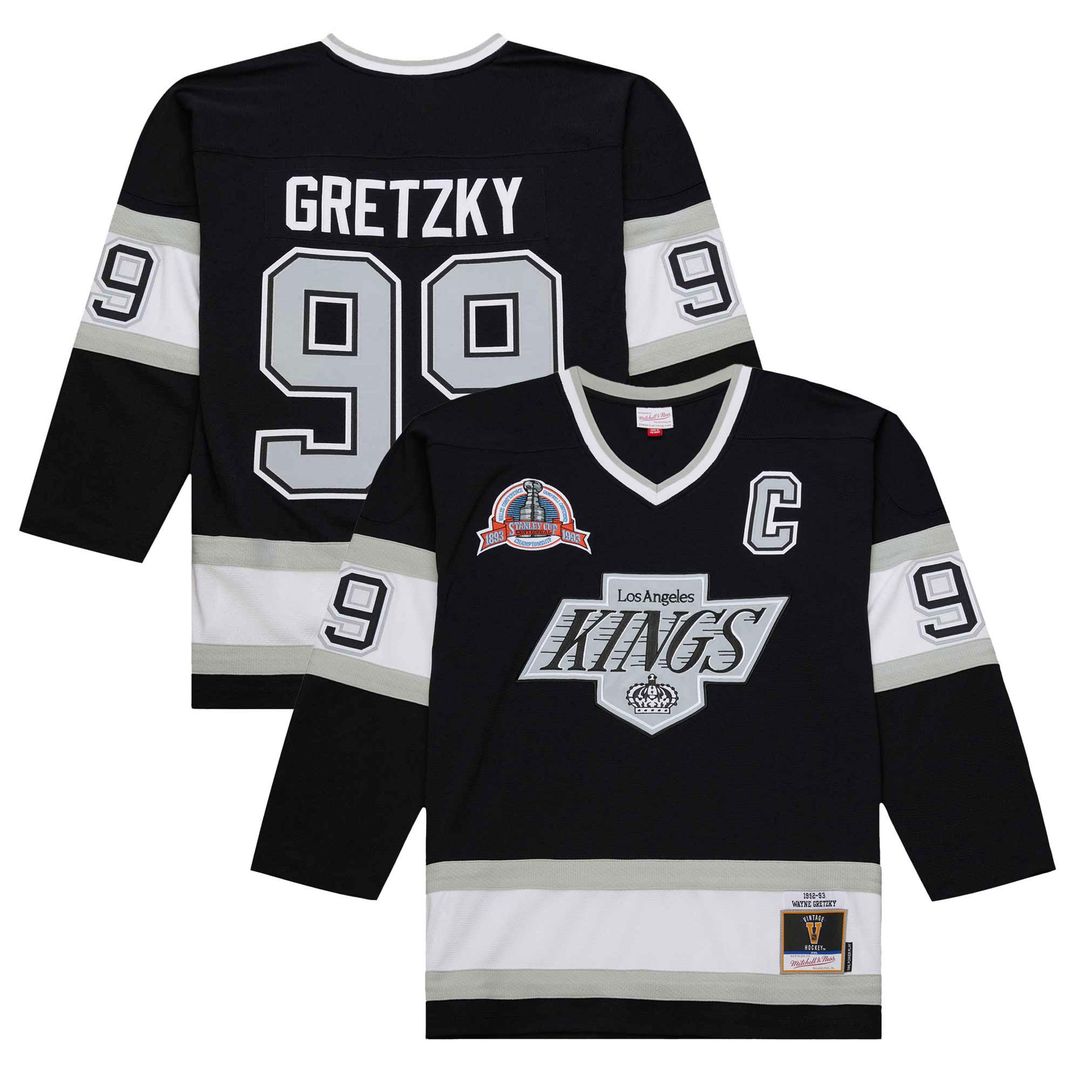 Wayne Gretzky Los Angeles Kings 1992-93 Power Play Jersey - Black