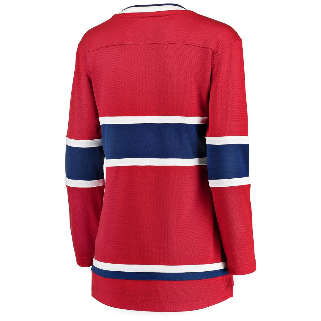 Montreal Canadiens Fanatics Women's Home Breakaway Jersey - Red