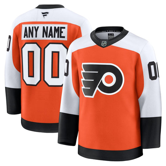Philadelphia Flyers Fanatics Home Premium Custom Jersey - Orange