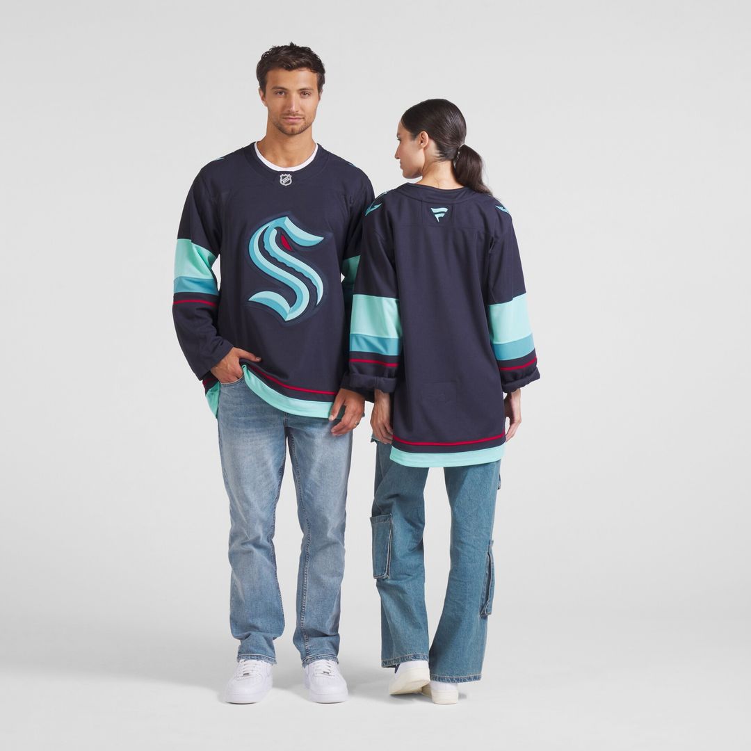 Seattle Kraken Fanatics Home Premium Jersey - Deep Sea Blue