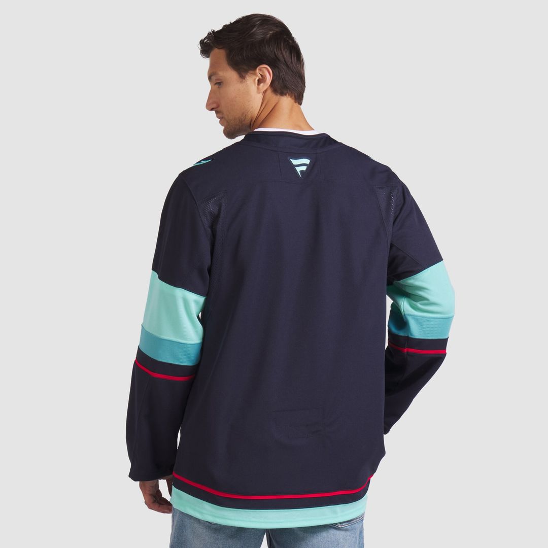 Seattle Kraken Fanatics Home Premium Jersey - Deep Sea Blue