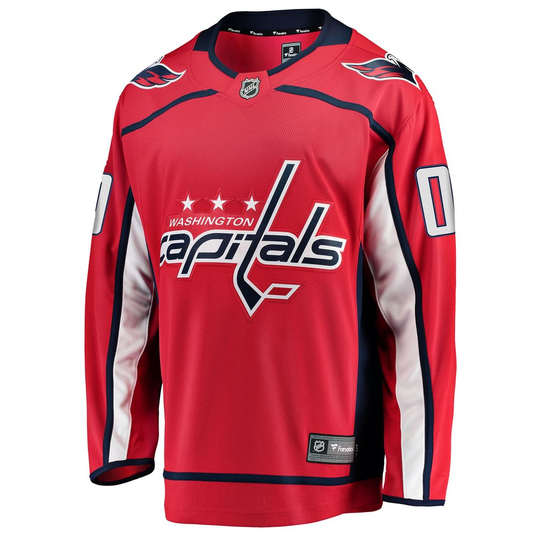 Washington Capitals Fanatics Home Breakaway Custom Jersey - Red