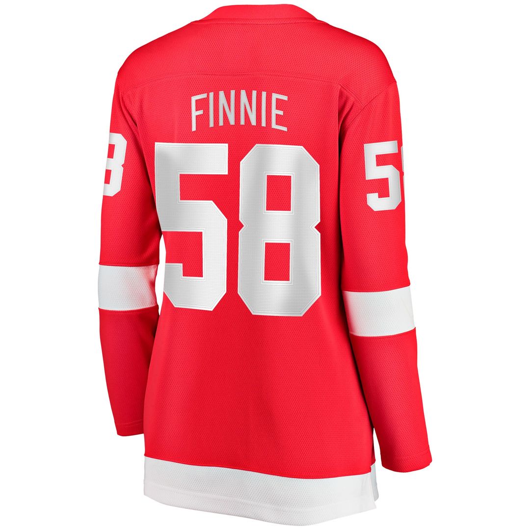 Emmitt Finnie Detroit Red Wings Fanatics Women's Home Breakaway Jersey - Red