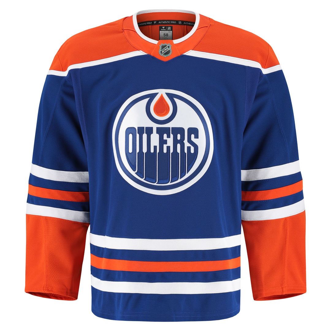 Edmonton Oilers Fanatics Home Authentic Pro Jersey - Royal