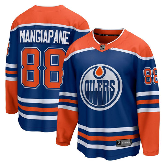Andrew Mangiapane Edmonton Oilers Fanatics Home Breakaway Jersey - Royal