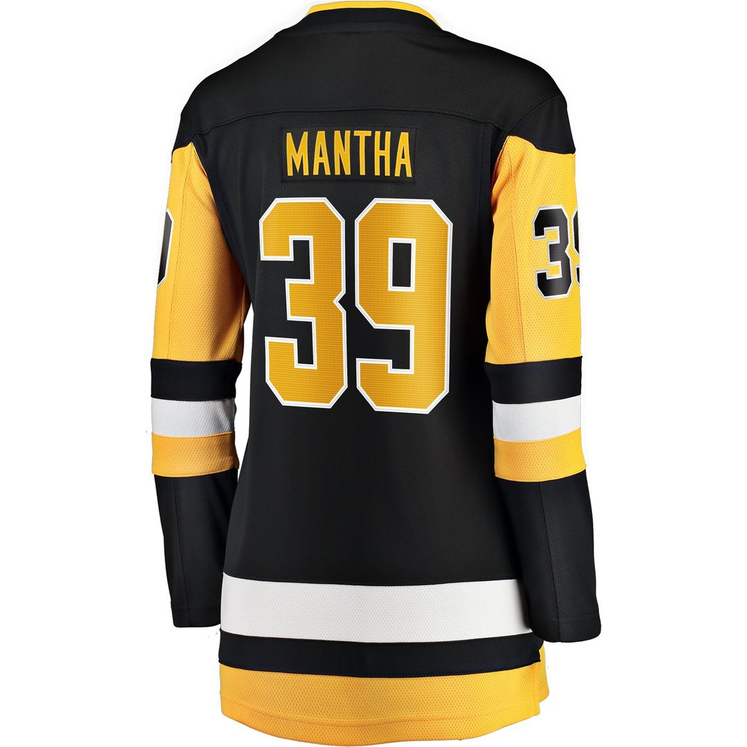 Anthony Mantha Pittsburgh Penguins Fanatics Women's Home Breakaway Jersey - Black