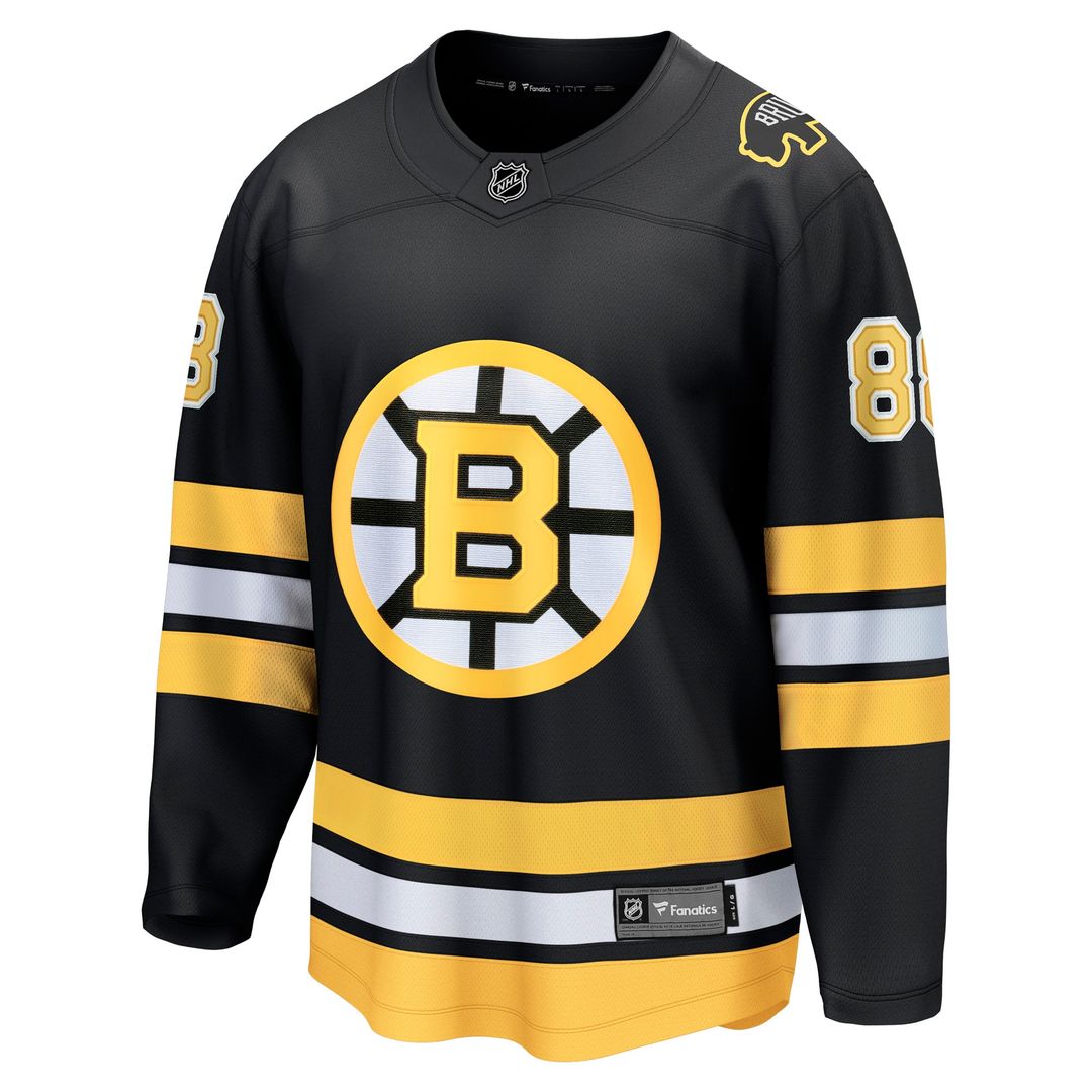 David Pastrnak Boston Bruins Fanatics Away Breakaway Player Jersey - White