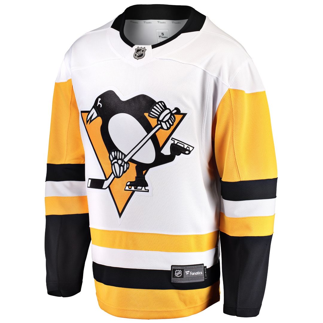 Pittsburgh Penguins Fanatics Away Breakaway Jersey - White