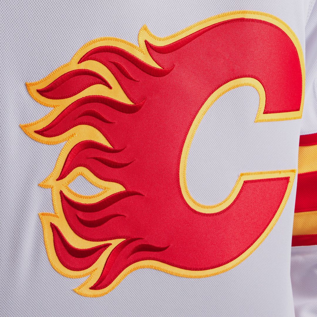 Calgary Flames Fanatics Away Premium Jersey - White