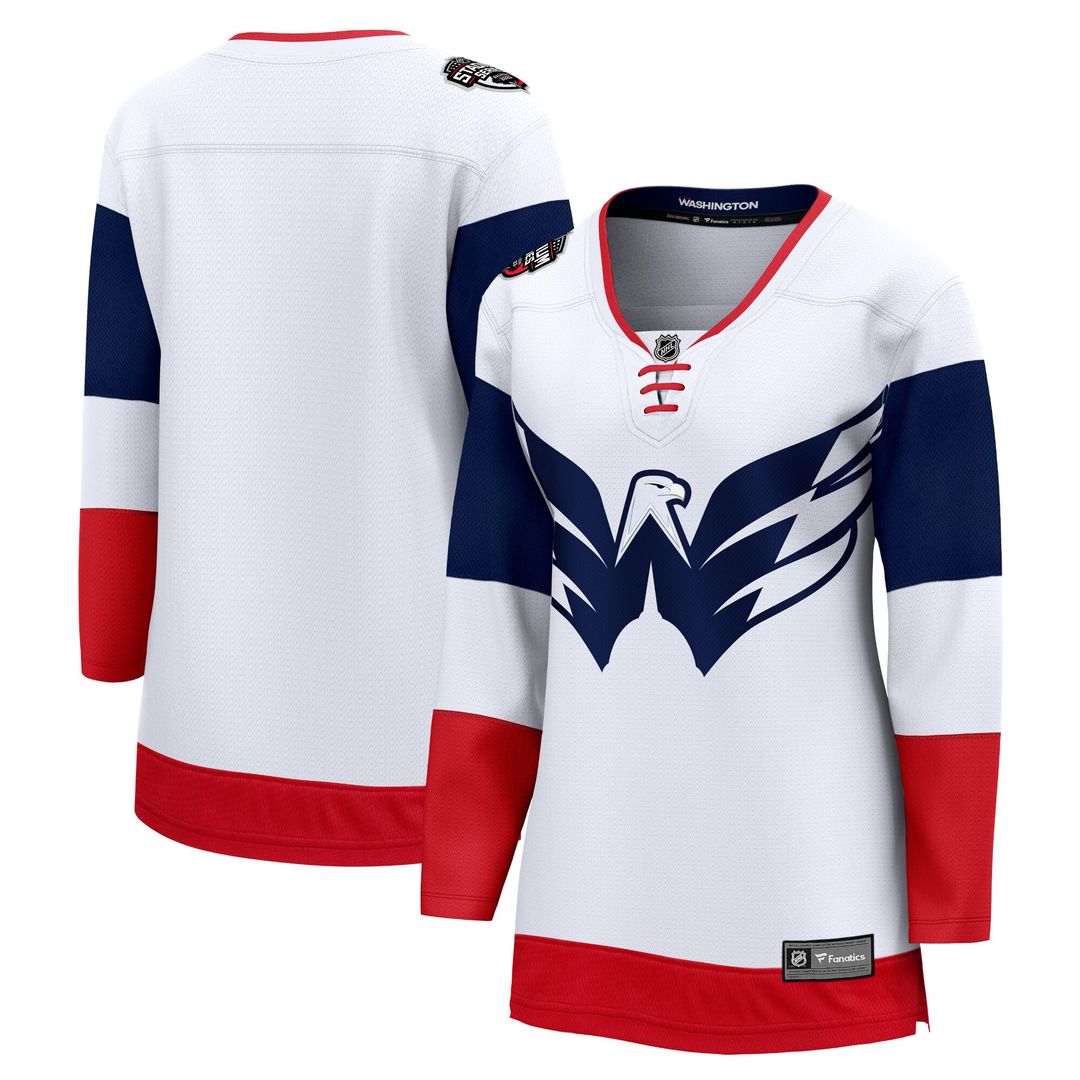 Washington Capitals Fanatics Women's 2023 NHL Stadium Series Breakaway Blank Jersey - White