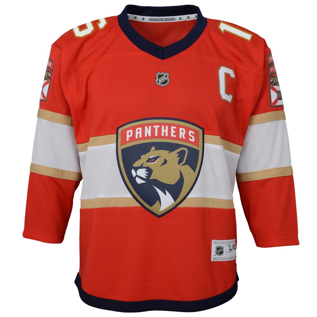 Aleksander Barkov Florida Panthers Youth Home Captain Player Replica Jersey - Red