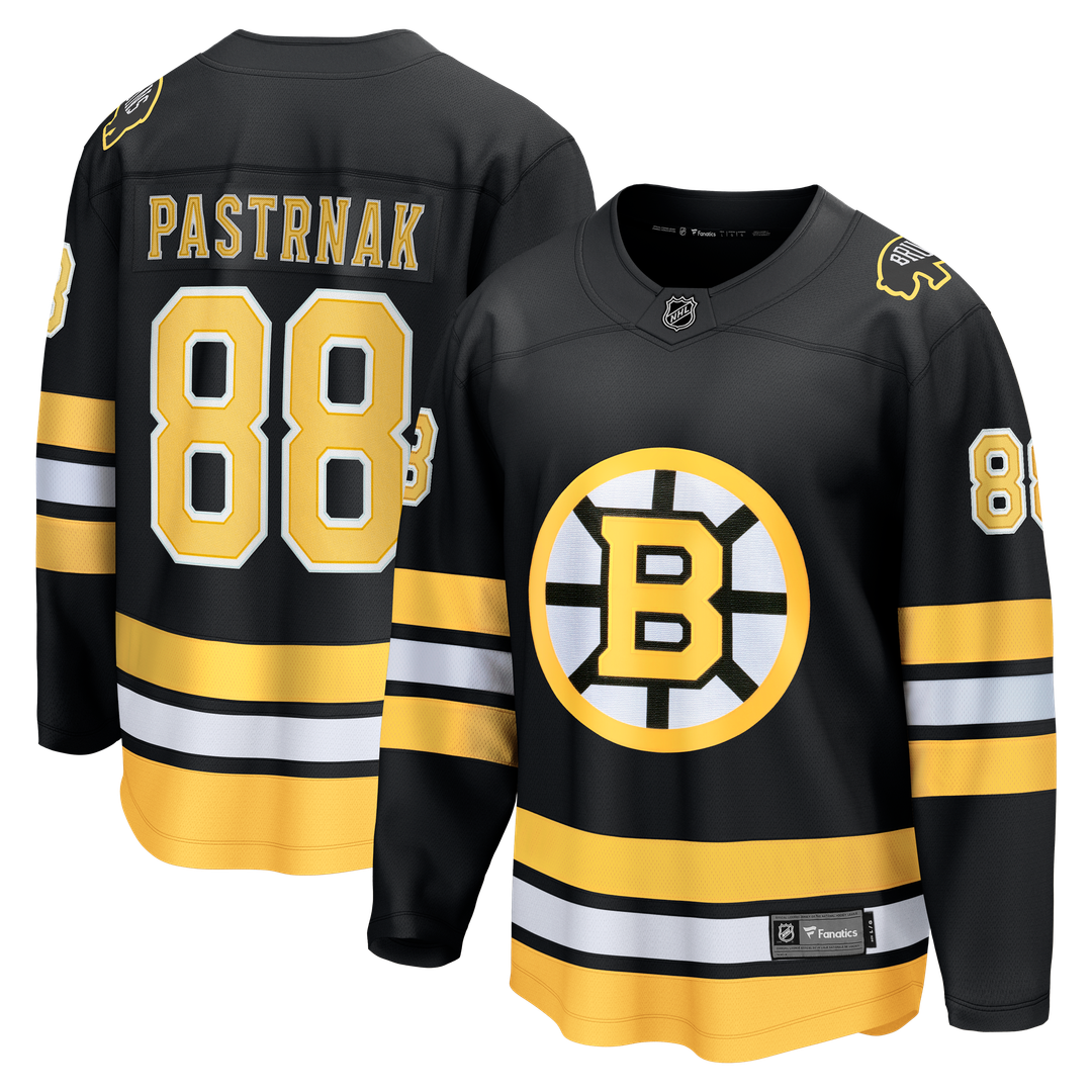 David Pastrnak Boston Bruins Fanatics Home Breakaway Jersey - Black