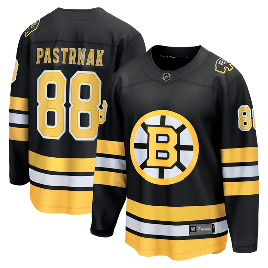 David Pastrnak Boston Bruins Fanatics Home Breakaway Jersey - Black