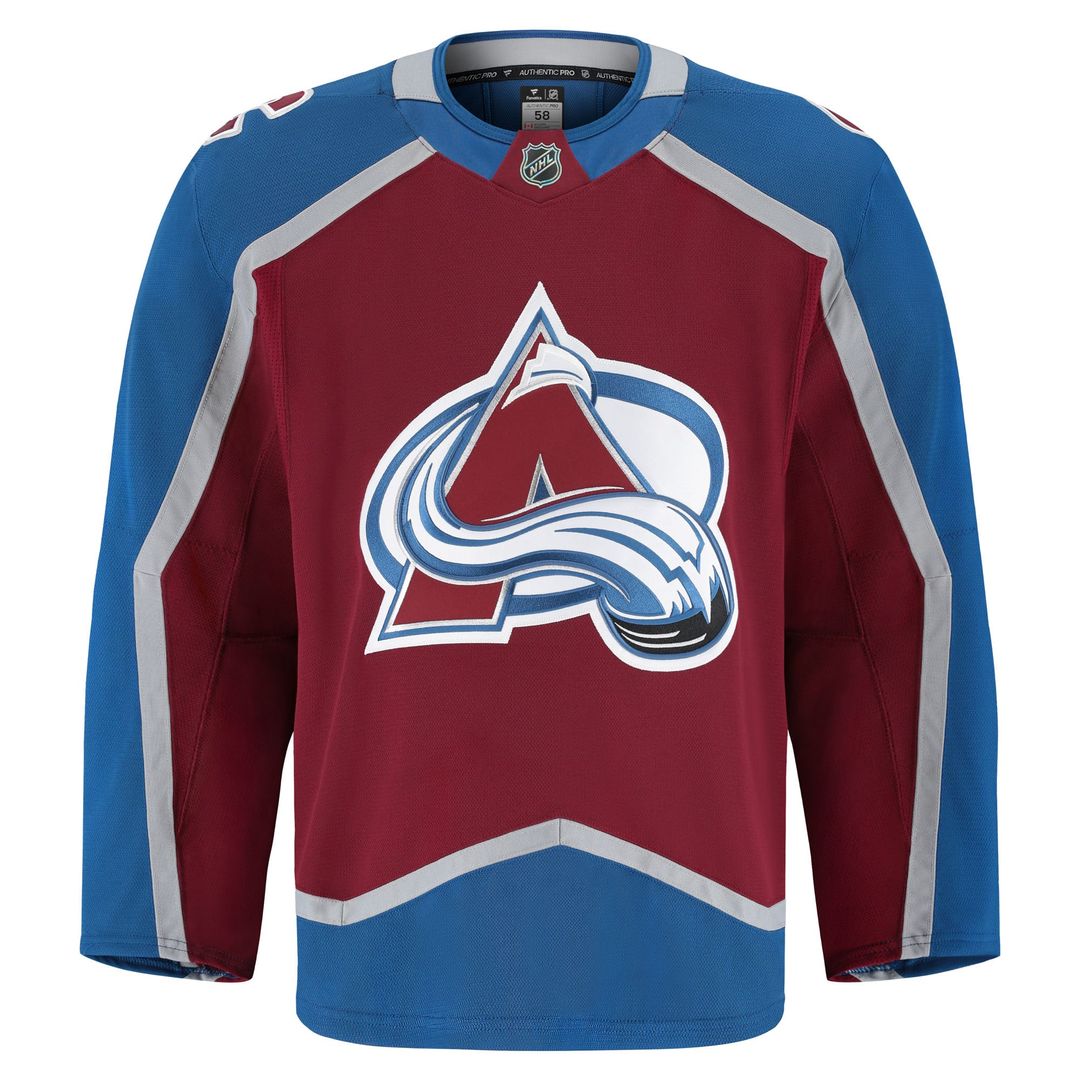 Colorado Avalanche Fanatics Home Authentic Pro Jersey - Burgundy