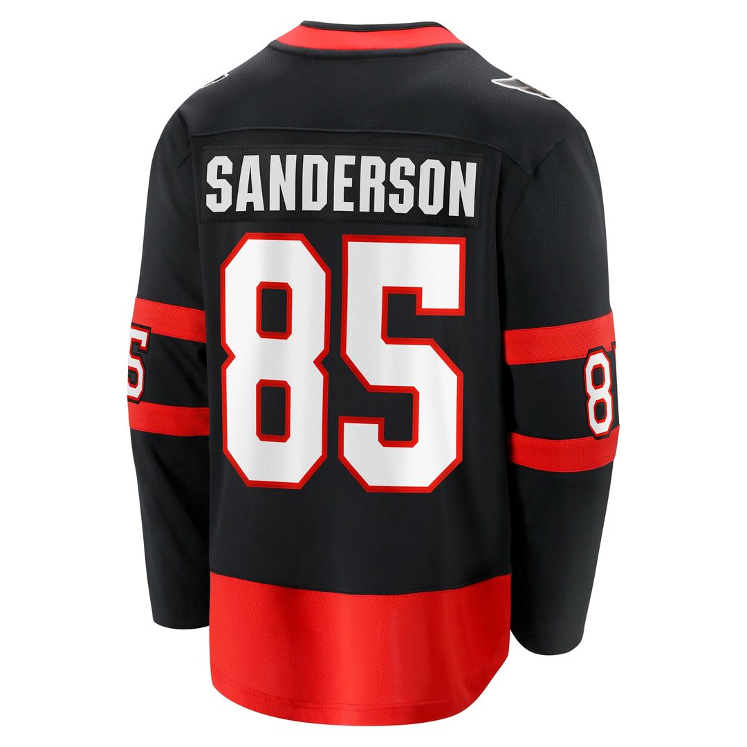 Jake Sanderson Ottawa Senators Fanatics Home Breakaway Jersey - Black