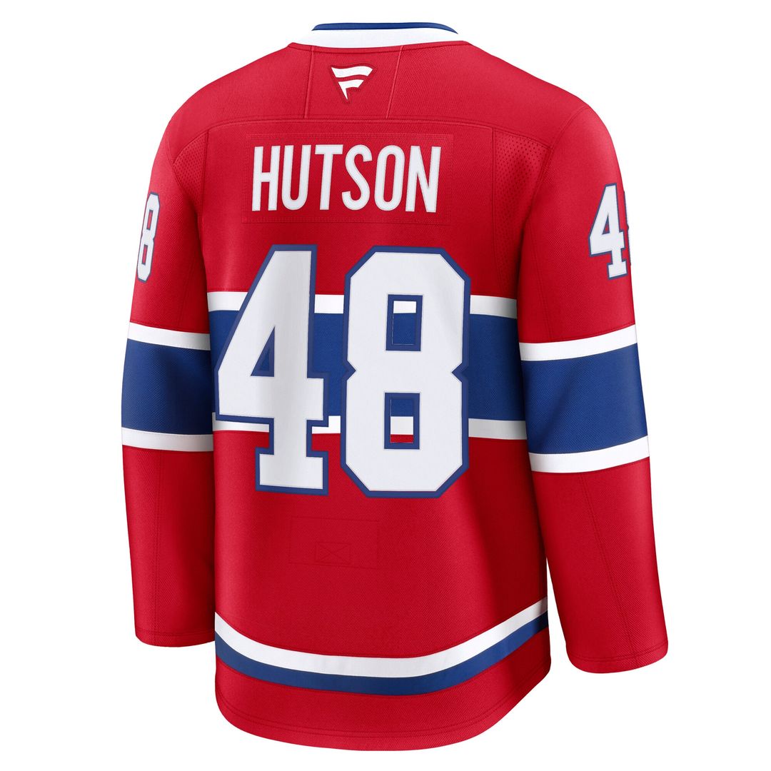 Lane Hutson Montreal Canadiens Fanatics Home Premium Jersey - Red