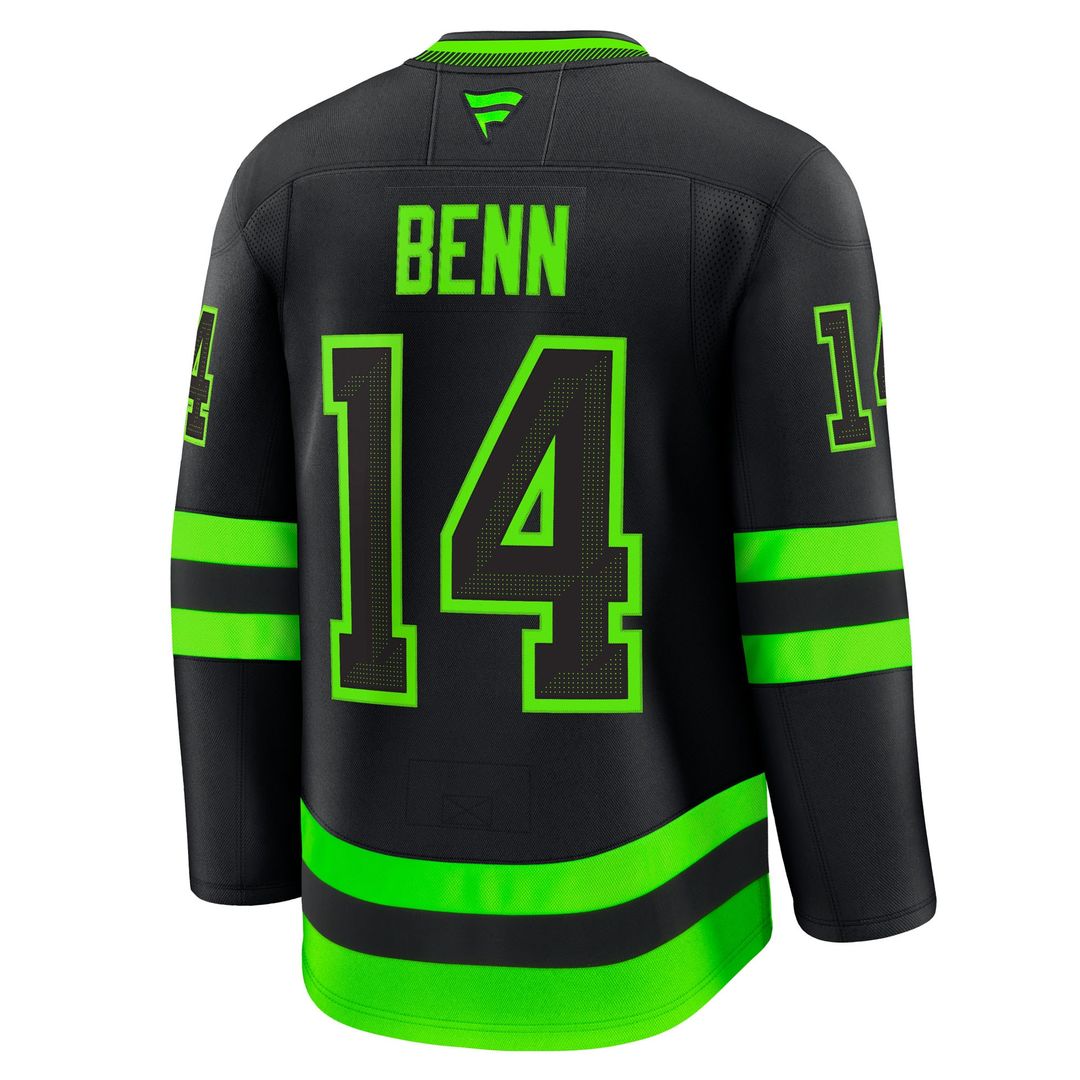 Jamie Benn Dallas Stars Fanatics Home Premium Jersey - Kelly Green
