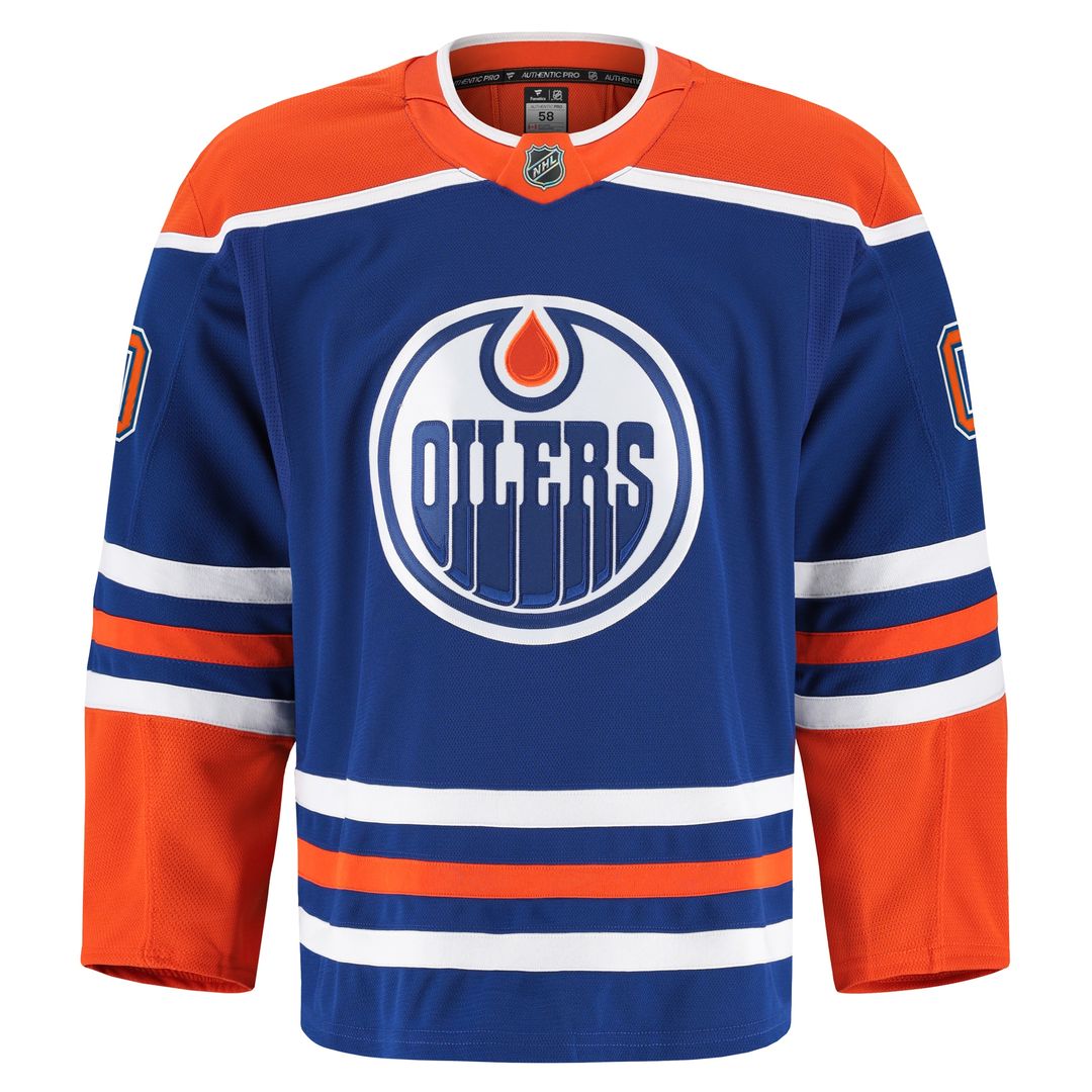 Edmonton Oilers Fanatics Home Authentic Pro Custom Jersey - Royal