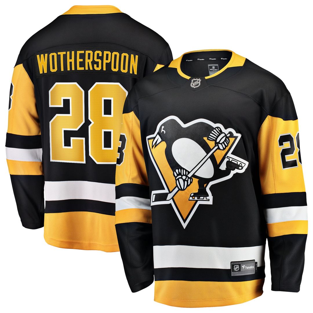 Parker Wotherspoon Pittsburgh Penguins Fanatics Home Breakaway Jersey - Black